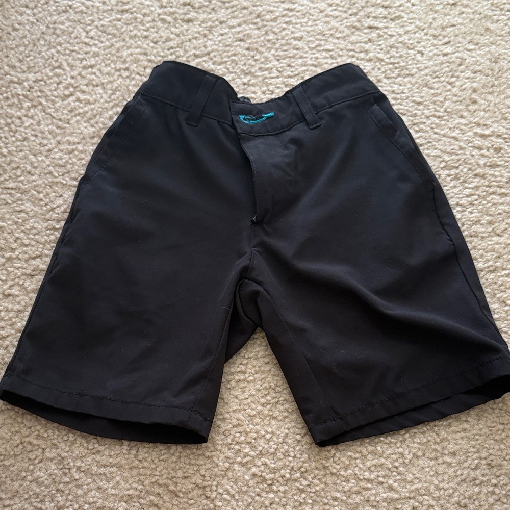 Reel Legends Black Flat Front Shorts
